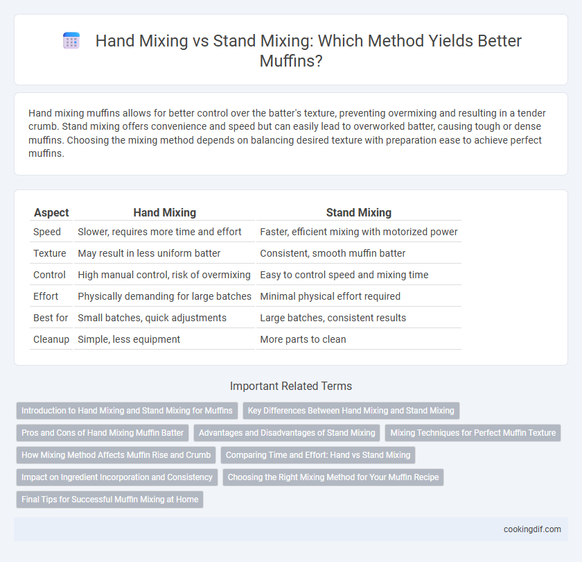 Hand Mixing vs Stand Mixing: Which Method Yields Better Muffins?