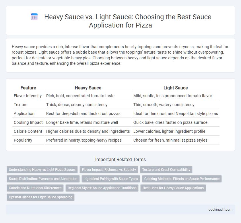 Heavy Sauce vs. Light Sauce: Choosing the Best Sauce Application for Pizza