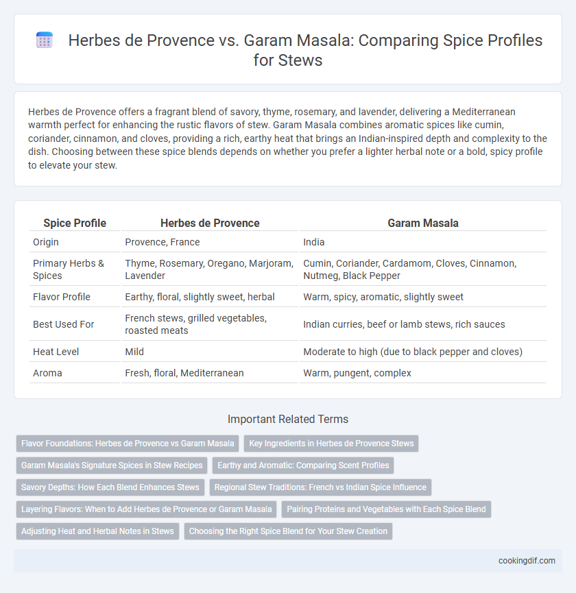 Herbes de Provence vs. Garam Masala: Comparing Spice Profiles for Stews