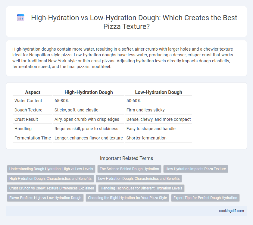 High-Hydration vs Low-Hydration Dough: Which Creates the Best Pizza Texture?