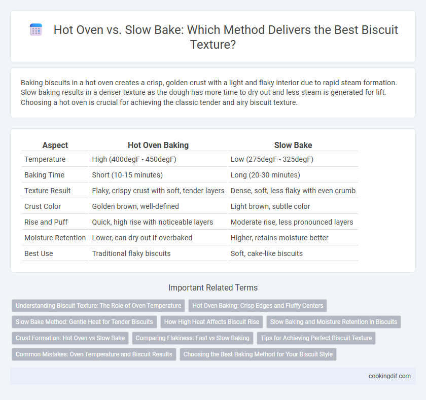 Hot Oven vs. Slow Bake: Which Method Delivers the Best Biscuit Texture?
