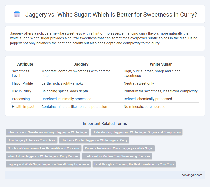 Jaggery vs. White Sugar: Which Is Better for Sweetness in Curry?
