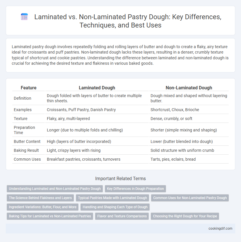Laminated vs. Non-Laminated Pastry Dough: Key Differences, Techniques, and Best Uses