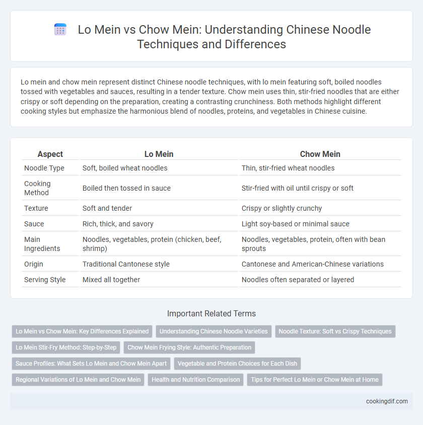 Lo Mein vs Chow Mein: Understanding Chinese Noodle Techniques and Differences