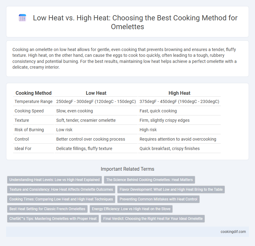 Low Heat vs. High Heat: Choosing the Best Cooking Method for Omelettes