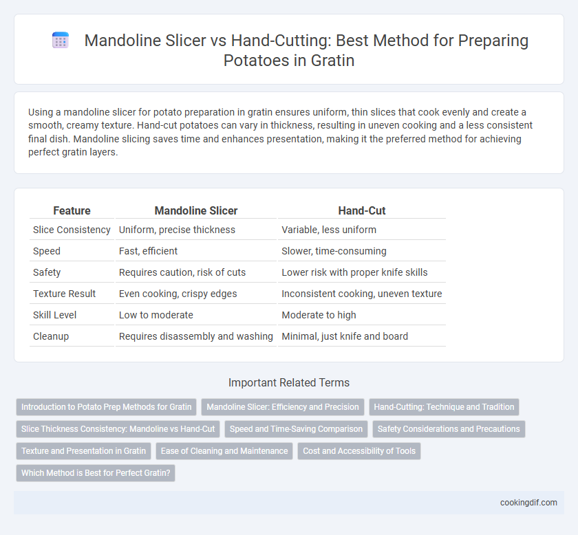 Mandoline Slicer vs Hand-Cutting: Best Method for Preparing Potatoes in Gratin