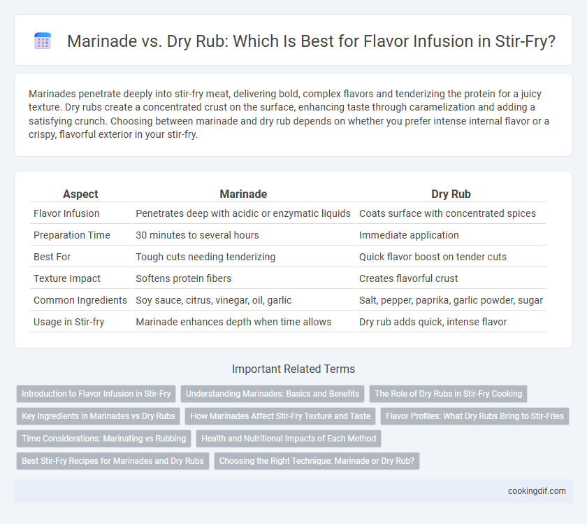 Marinade vs. Dry Rub: Which Is Best for Flavor Infusion in Stir-Fry?