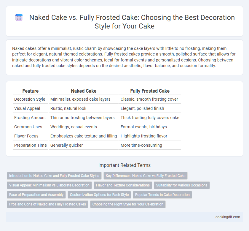 Naked Cake vs. Fully Frosted Cake: Choosing the Best Decoration Style for Your Cake