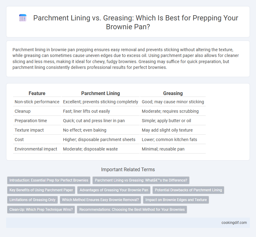 Parchment Lining vs. Greasing: Which Is Best for Prepping Your Brownie Pan?