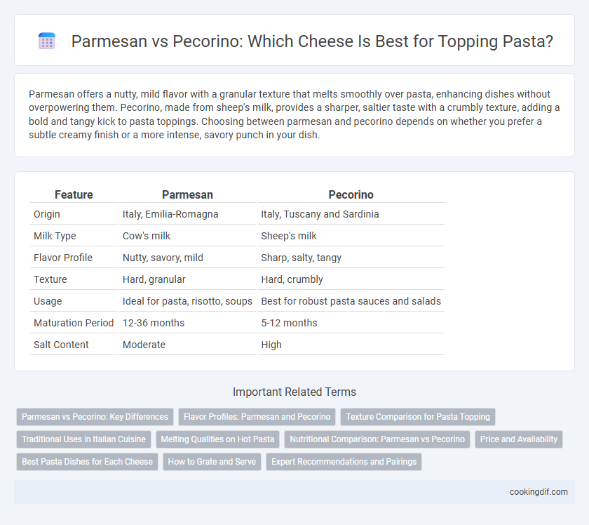 Parmesan vs Pecorino: Which Cheese Is Best for Topping Pasta?