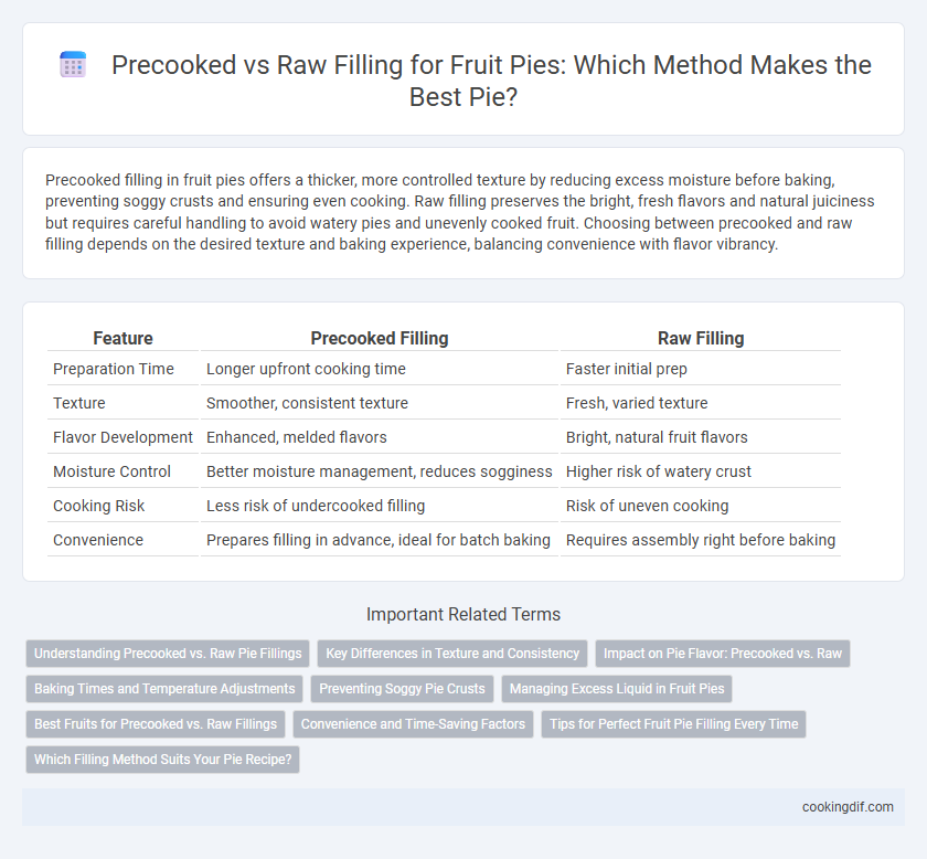 Precooked vs Raw Filling for Fruit Pies: Which Method Makes the Best Pie?