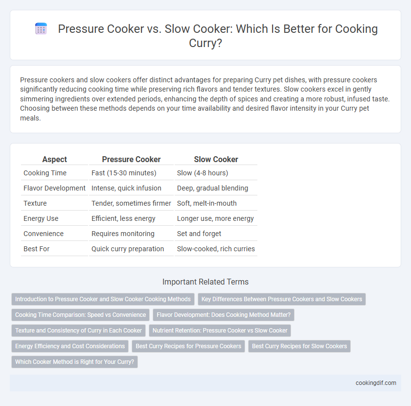 Pressure Cooker vs. Slow Cooker: Which Is Better for Cooking Curry?