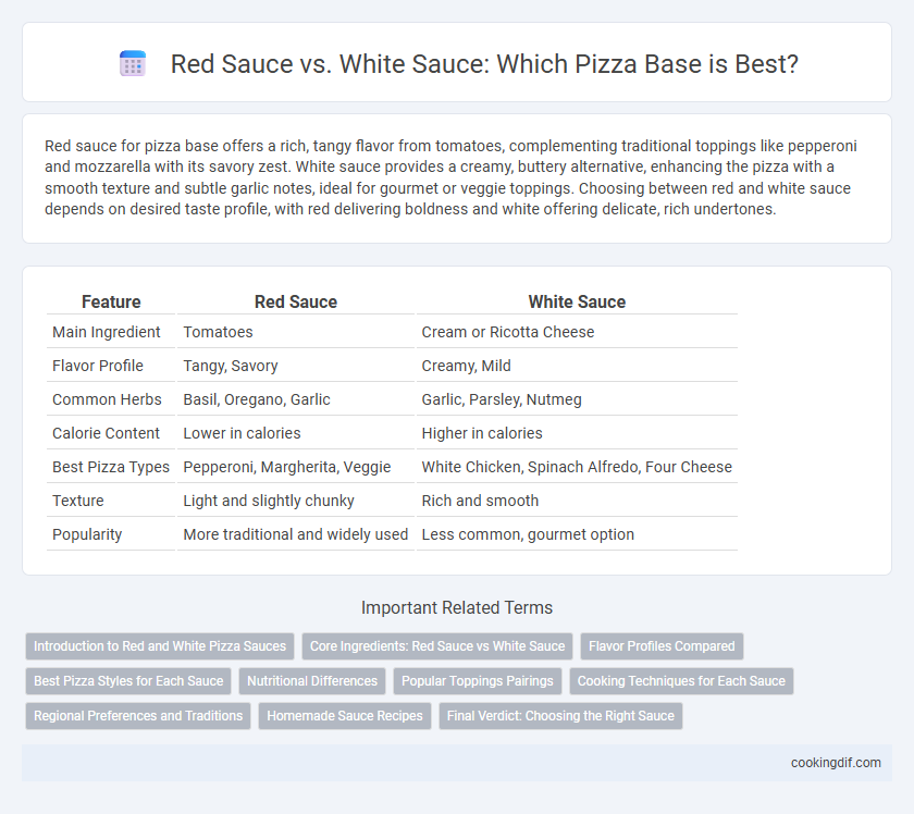 Red Sauce vs. White Sauce: Which Pizza Base is Best?