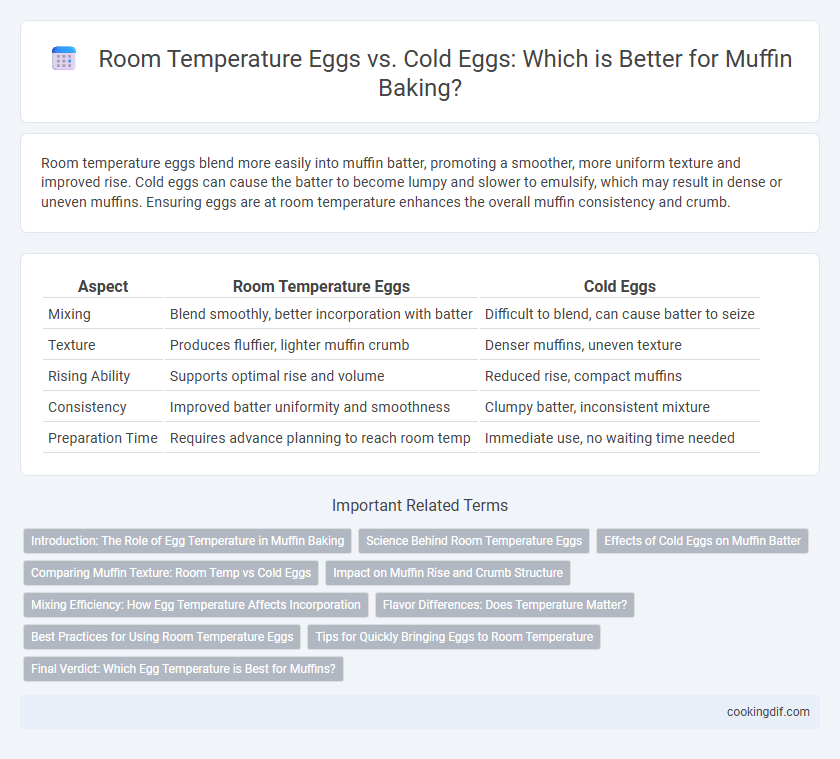Room Temperature Eggs vs. Cold Eggs: Which is Better for Muffin Baking?