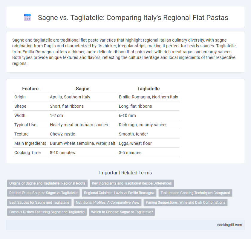 Sagne vs. Tagliatelle: Comparing Italy's Regional Flat Pastas