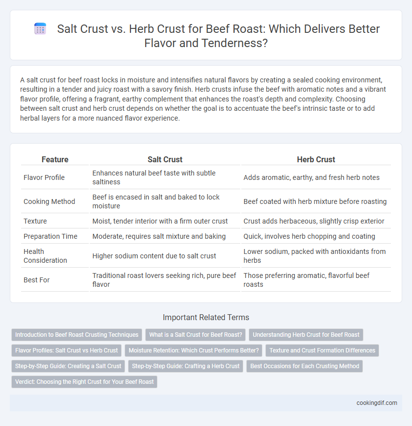 Salt Crust vs. Herb Crust for Beef Roast: Which Delivers Better Flavor and Tenderness?