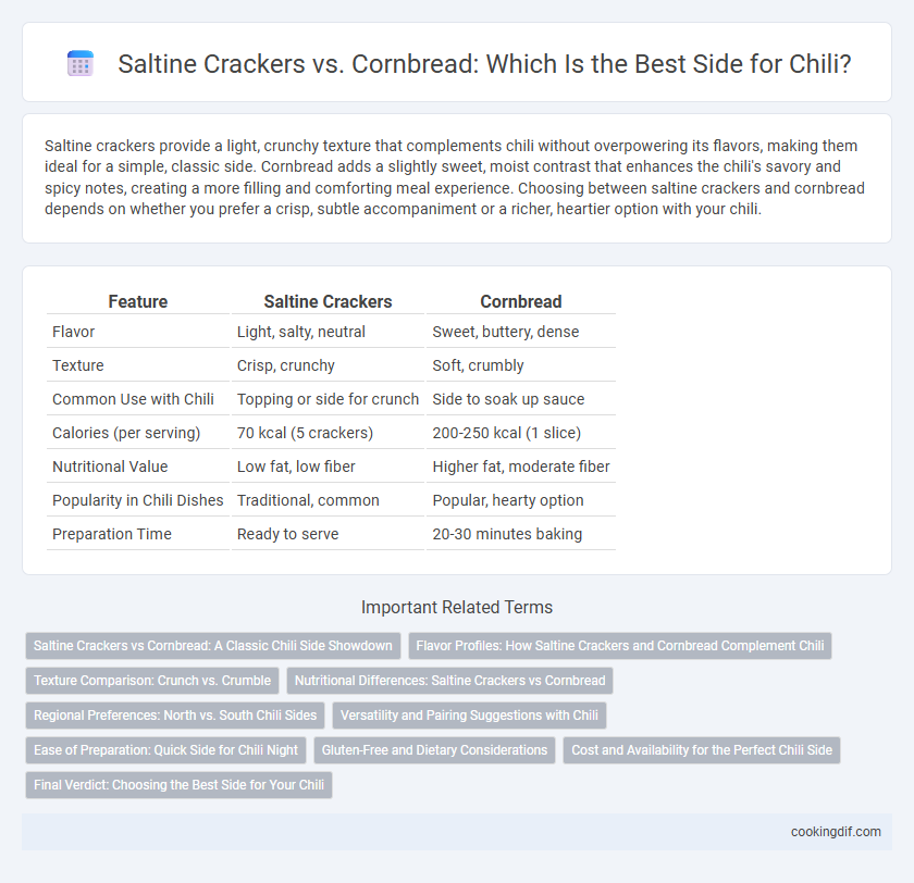 Saltine Crackers vs. Cornbread: Which Is the Best Side for Chili?