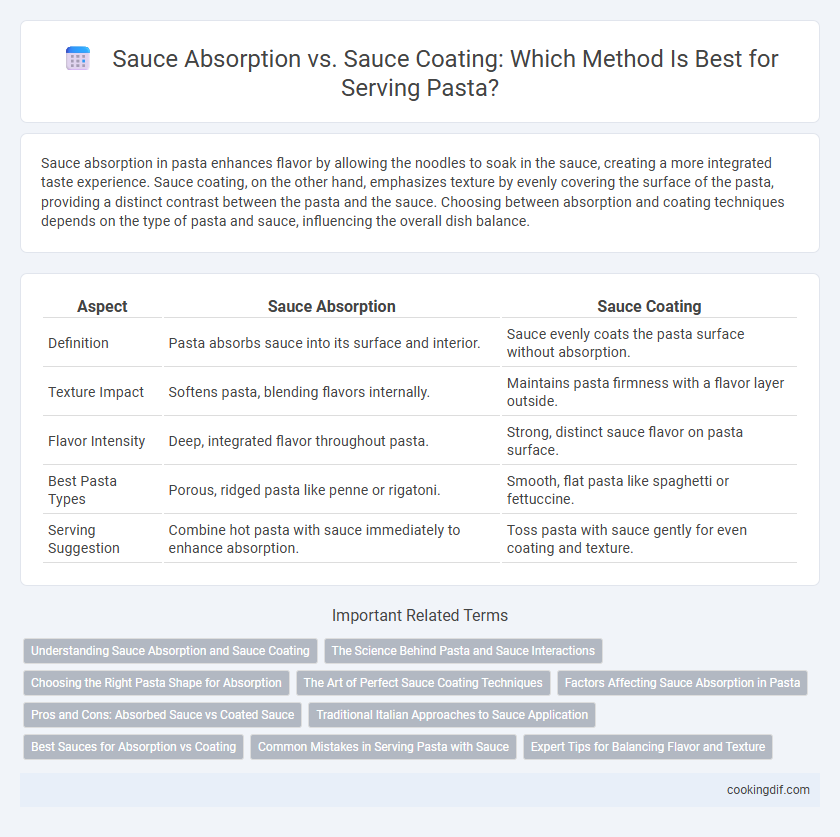 Sauce Absorption vs. Sauce Coating: Which Method Is Best for Serving Pasta?