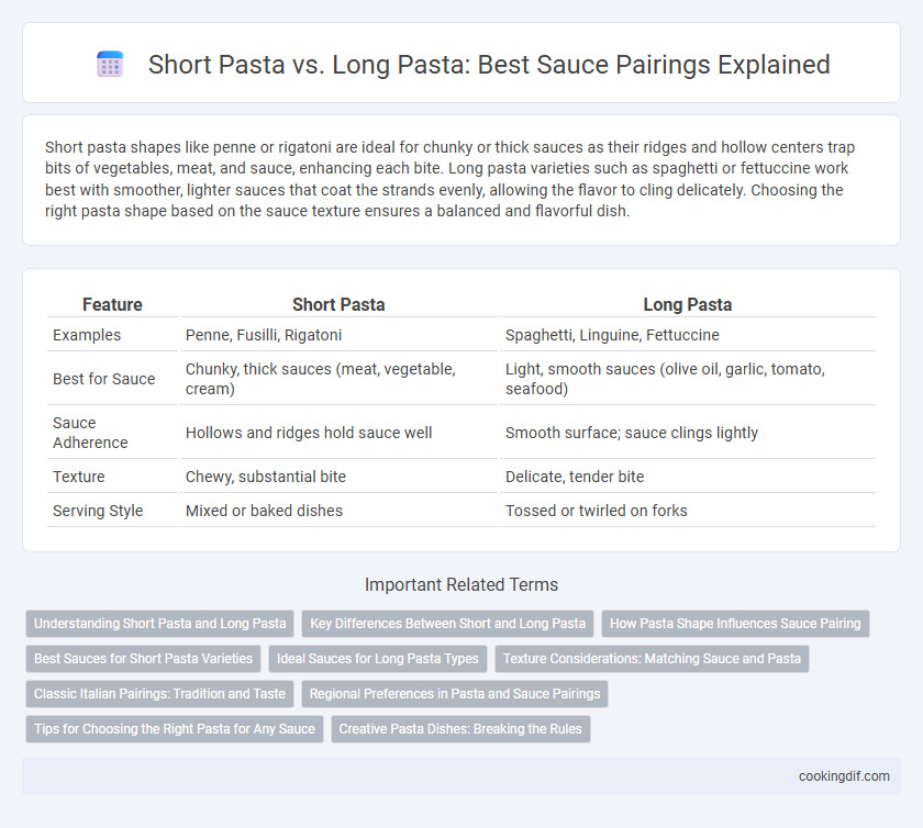 Short Pasta vs. Long Pasta: Best Sauce Pairings Explained