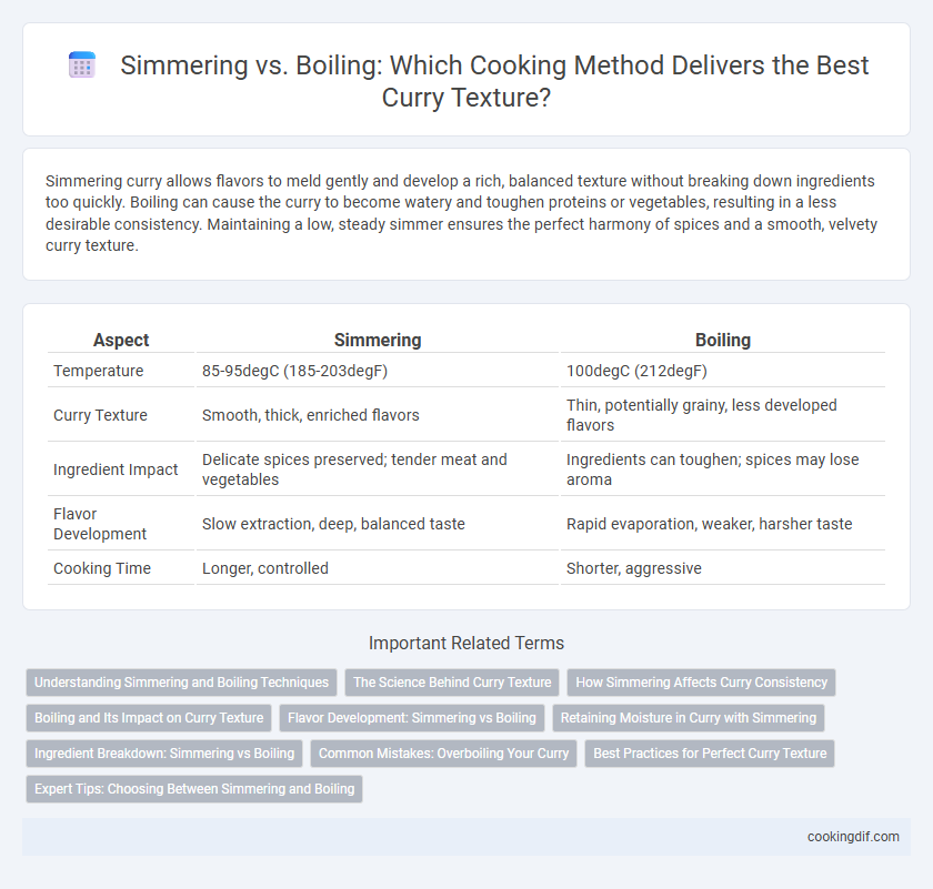 Simmering vs. Boiling: Which Cooking Method Delivers the Best Curry Texture?