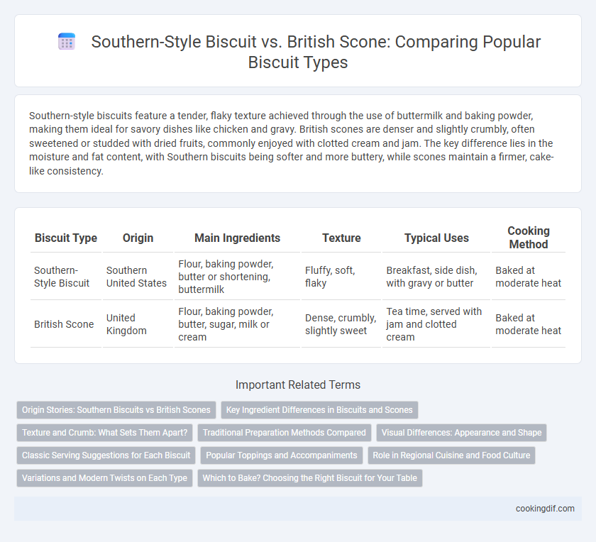 Southern-Style Biscuit vs. British Scone: Comparing Popular Biscuit Types