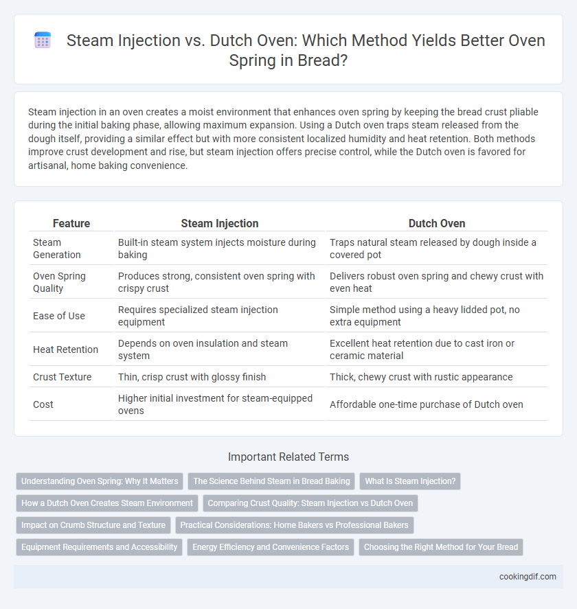 Steam Injection vs. Dutch Oven: Which Method Yields Better Oven Spring in Bread?
