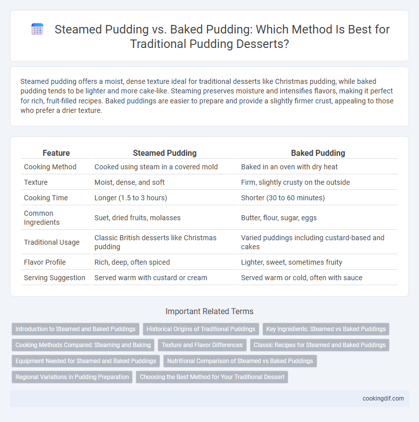 Steamed Pudding vs. Baked Pudding: Which Method Is Best for Traditional Pudding Desserts?