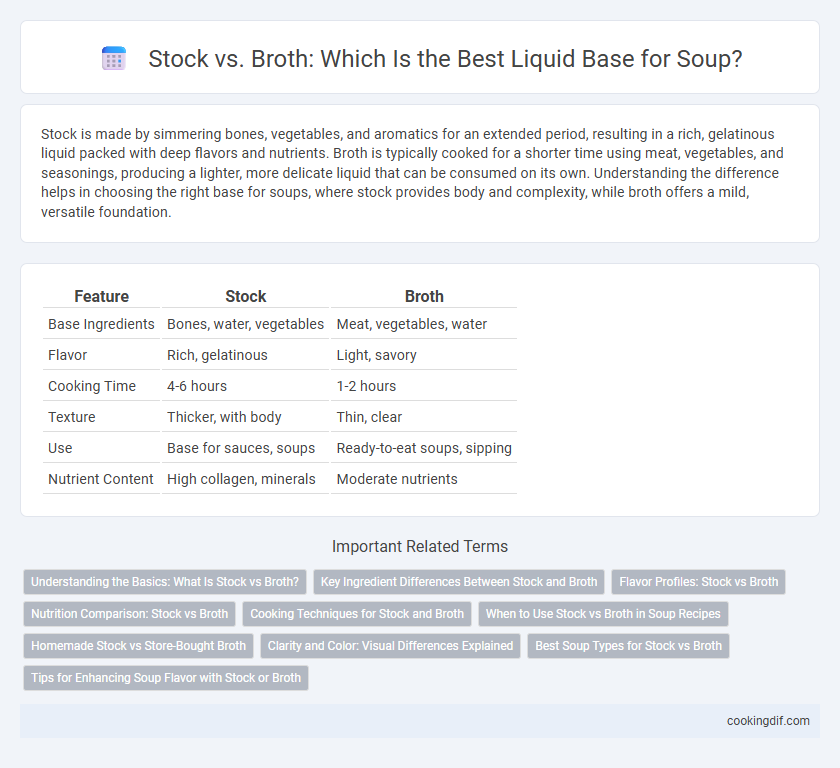 Stock vs. Broth: Which Is the Best Liquid Base for Soup?