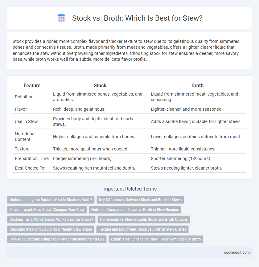 Stock vs. Broth: Which Is Best for Stew?