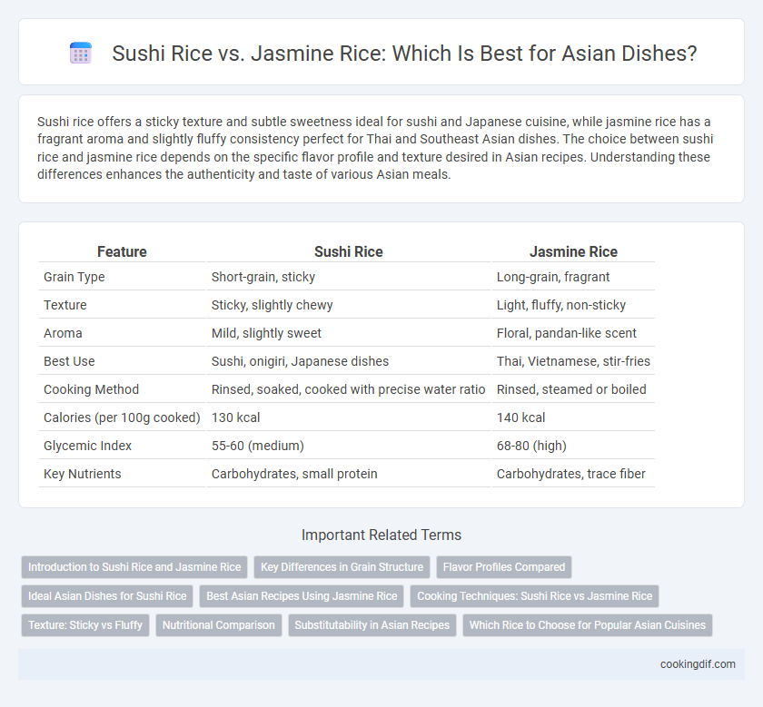 Sushi Rice vs. Jasmine Rice: Which Is Best for Asian Dishes?