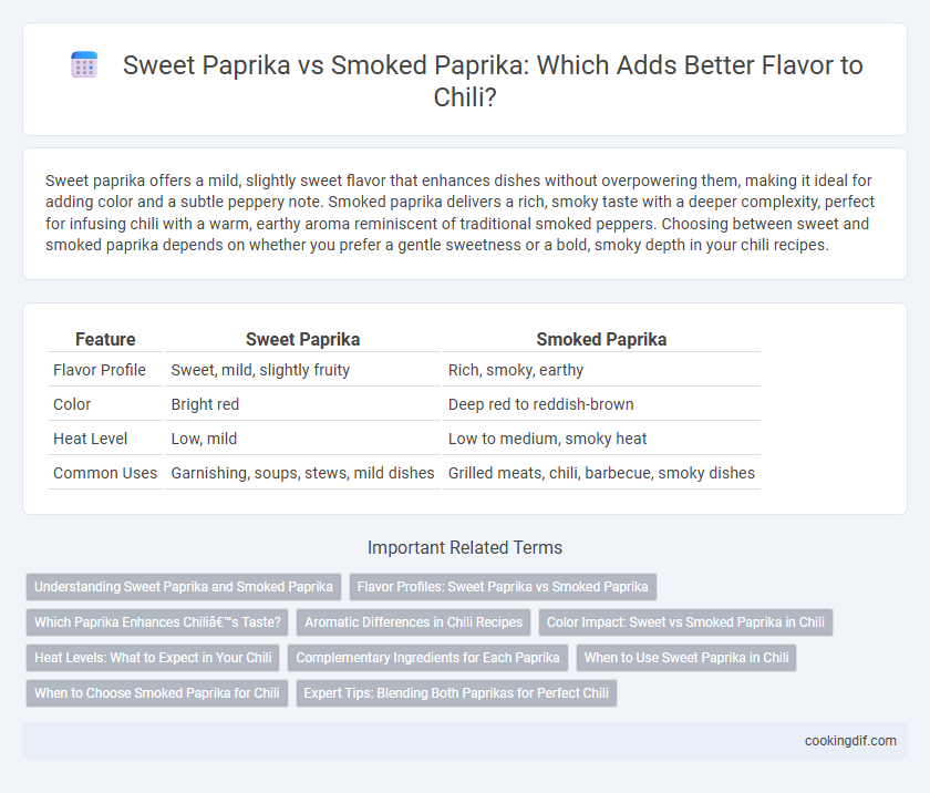 Sweet Paprika vs Smoked Paprika: Which Adds Better Flavor to Chili?
