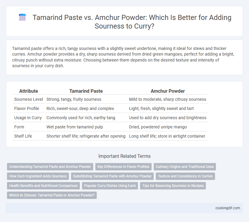 Tamarind Paste vs. Amchur Powder: Which Is Better for Adding Sourness to Curry?