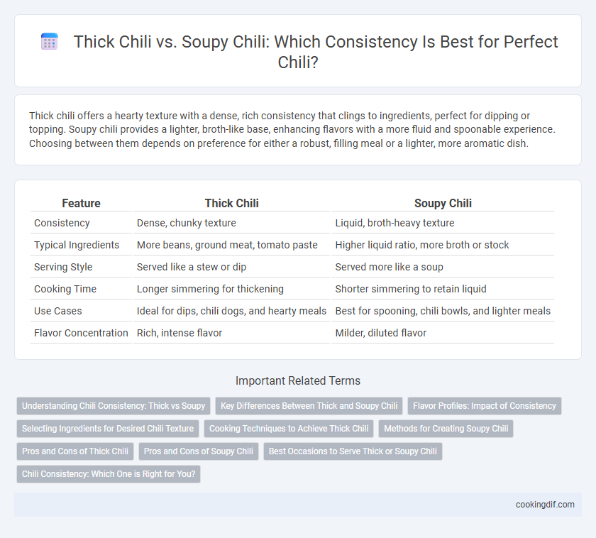 Thick Chili vs. Soupy Chili: Which Consistency Is Best for Perfect Chili?