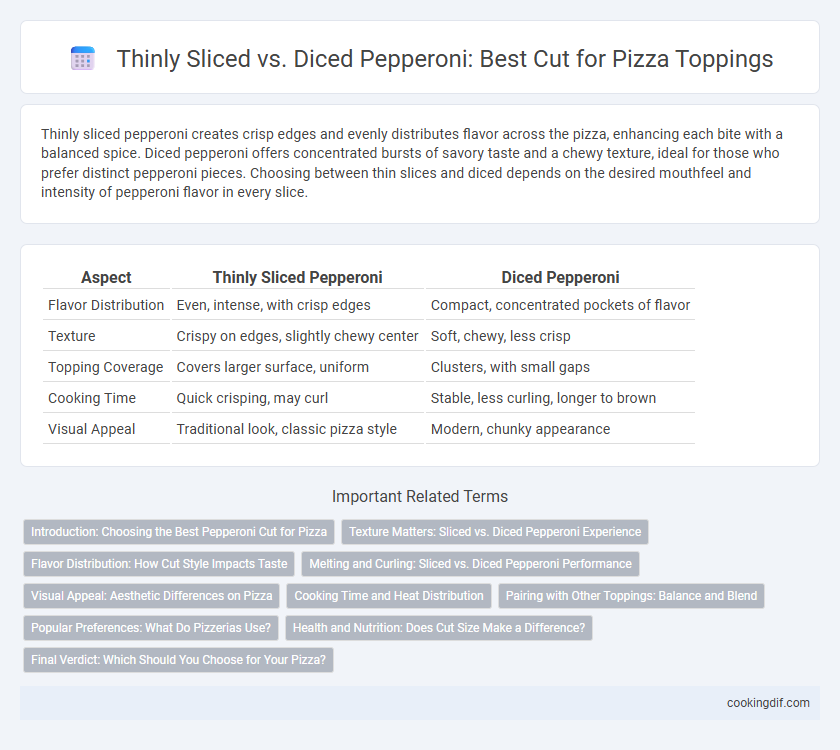 Thinly Sliced vs. Diced Pepperoni: Best Cut for Pizza Toppings