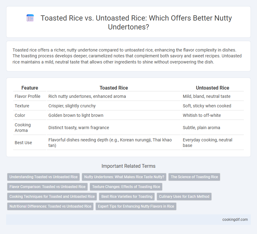 Toasted Rice vs. Untoasted Rice: Which Offers Better Nutty Undertones?