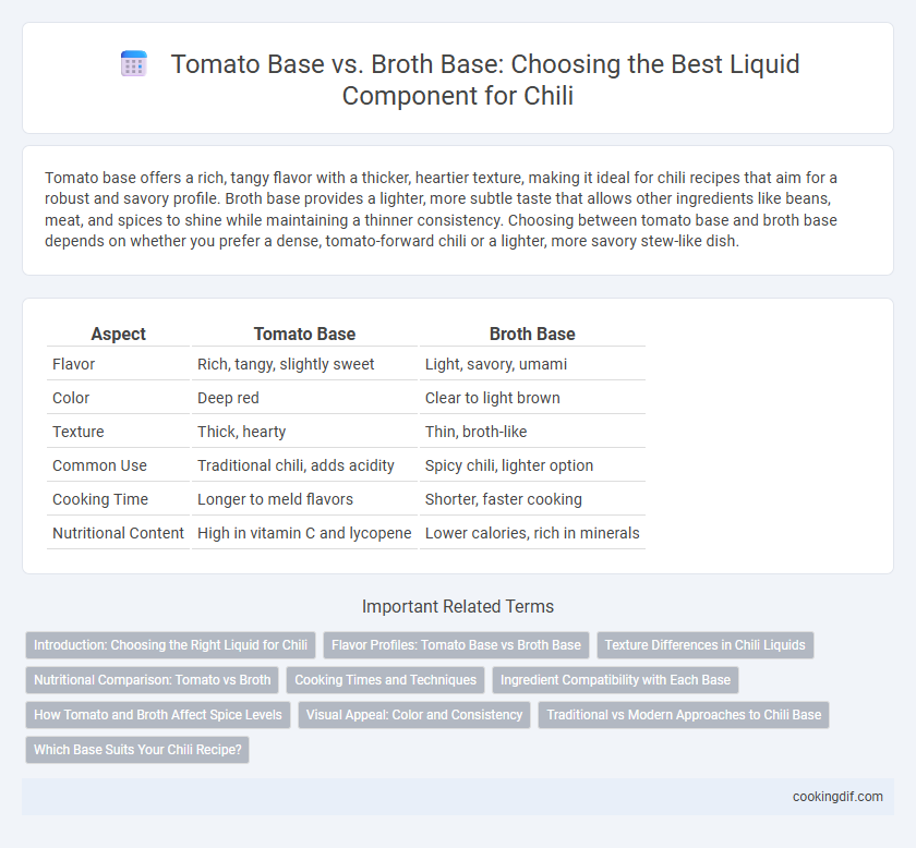 Tomato Base vs. Broth Base: Choosing the Best Liquid Component for Chili