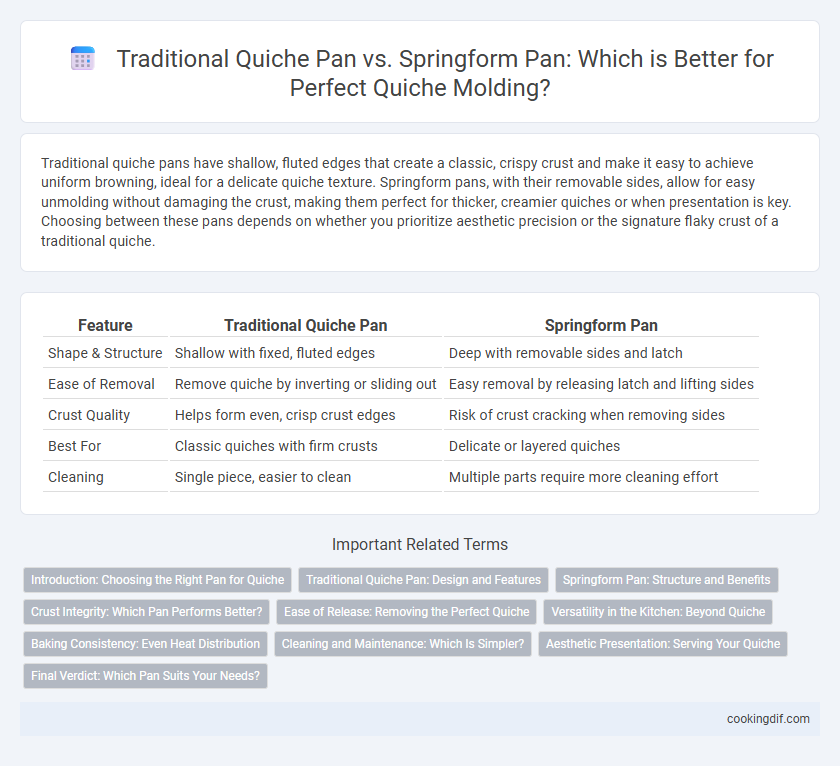 Traditional Quiche Pan vs. Springform Pan: Which is Better for Perfect Quiche Molding?