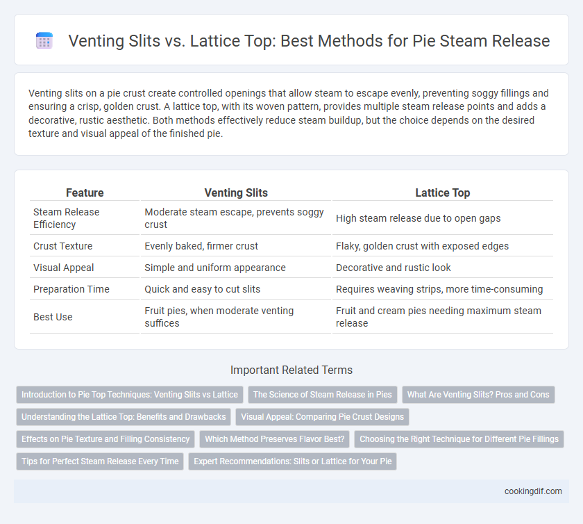 Venting Slits vs. Lattice Top: Best Methods for Pie Steam Release