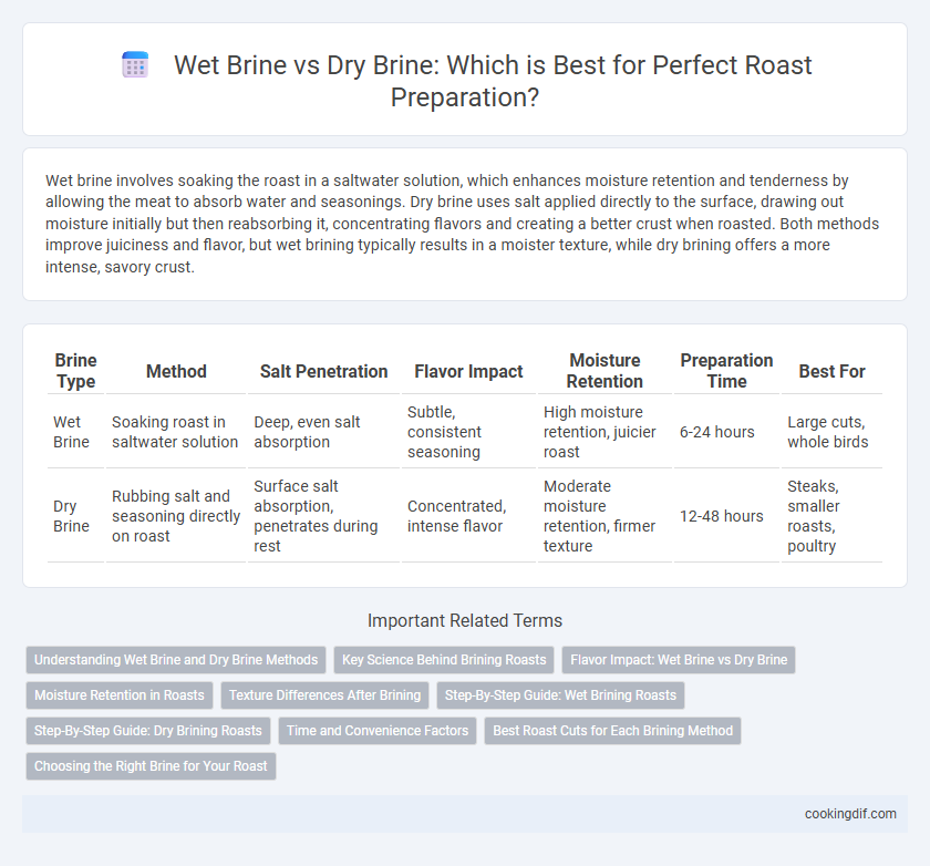 Wet Brine vs Dry Brine: Which is Best for Perfect Roast Preparation?