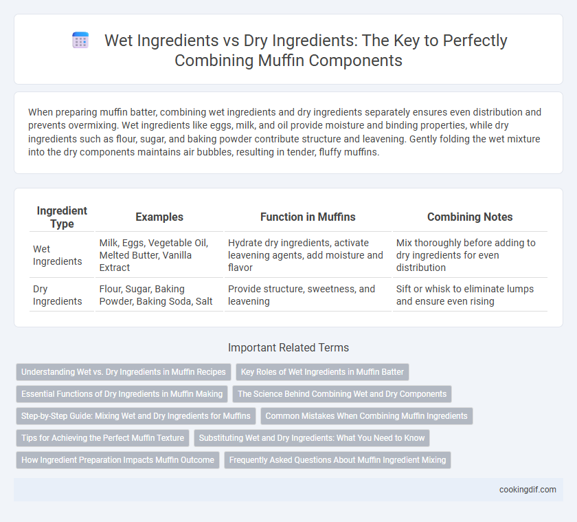 Wet Ingredients vs Dry Ingredients: The Key to Perfectly Combining Muffin Components