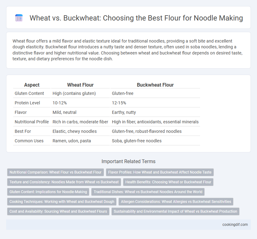 Wheat vs. Buckwheat: Choosing the Best Flour for Noodle Making