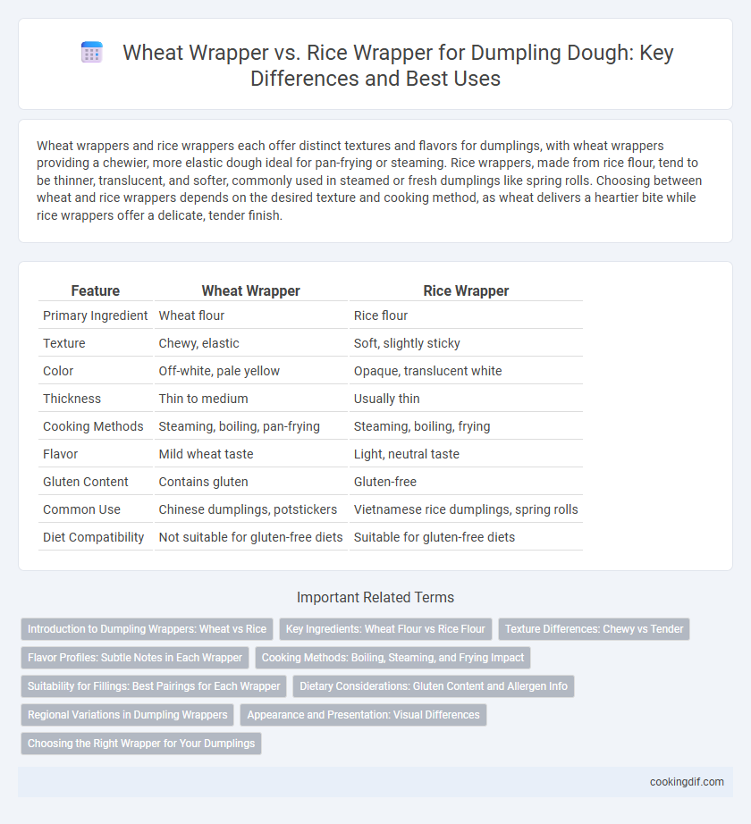 Wheat Wrapper vs. Rice Wrapper for Dumpling Dough: Key Differences and Best Uses