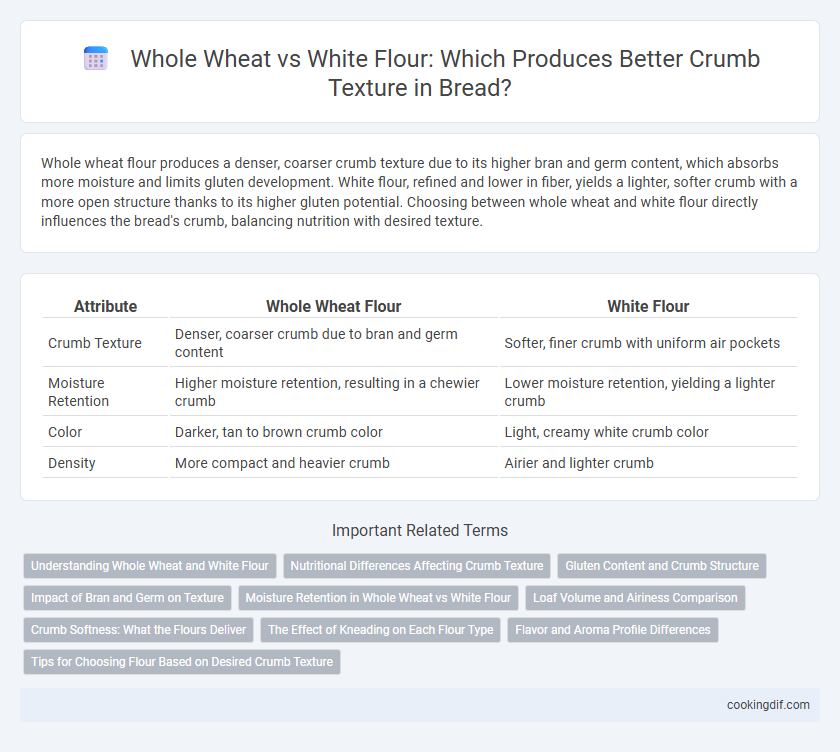 Whole Wheat vs White Flour: Which Produces Better Crumb Texture in Bread?