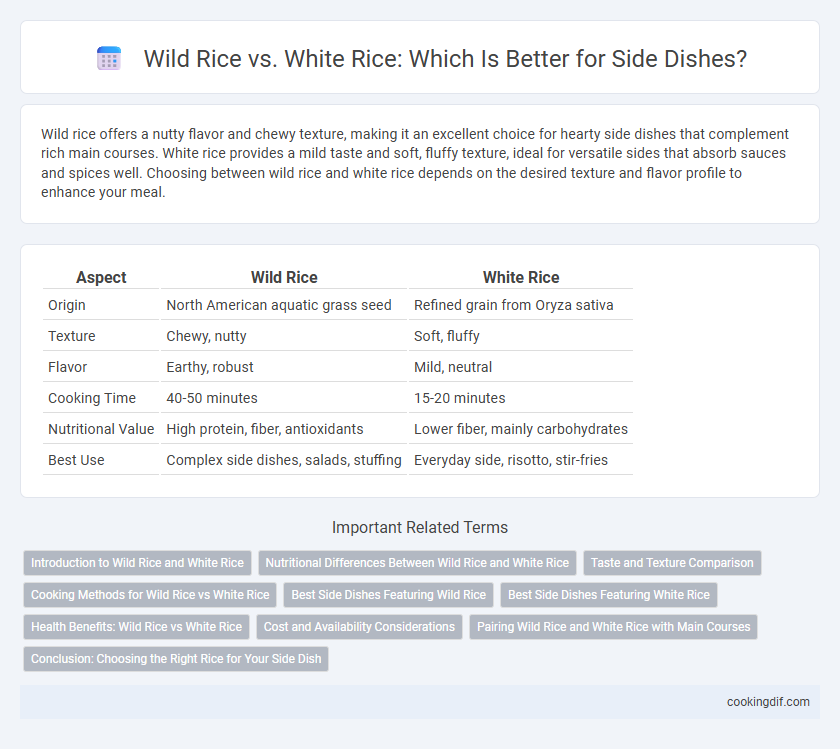 Wild Rice vs. White Rice: Which Is Better for Side Dishes?