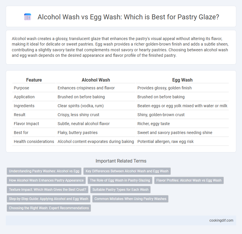 Alcohol Wash vs Egg Wash: Which is Best for Pastry Glaze?