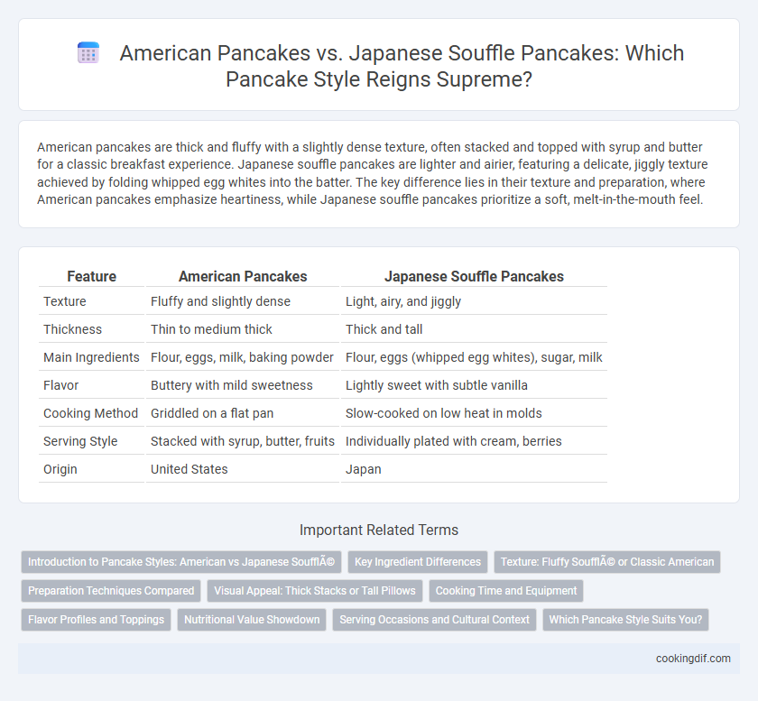 American Pancakes vs. Japanese Souffle Pancakes: Which Pancake Style Reigns Supreme?