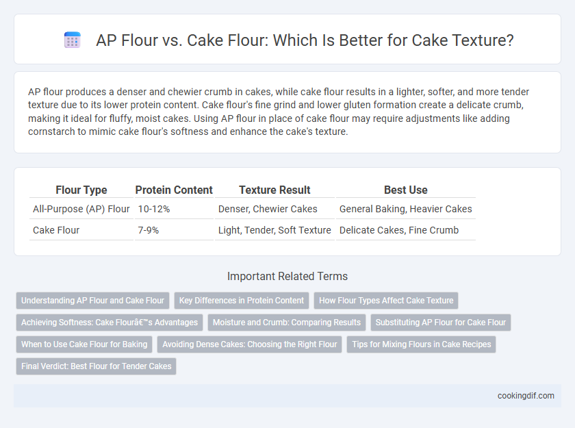 AP Flour vs. Cake Flour: Which Is Better for Cake Texture?