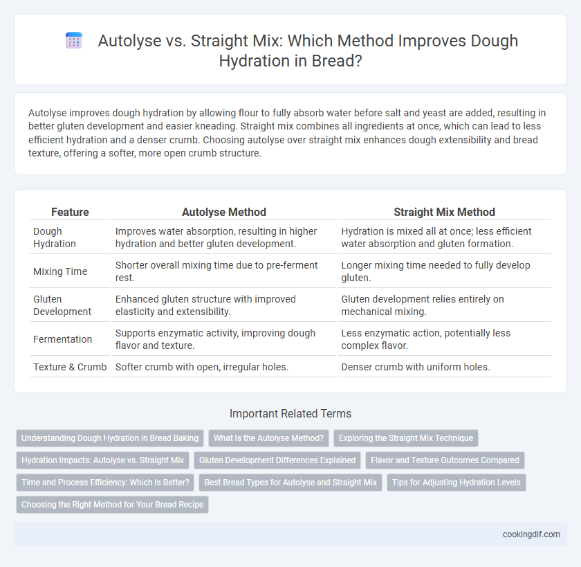 Autolyse vs. Straight Mix: Which Method Improves Dough Hydration in Bread?