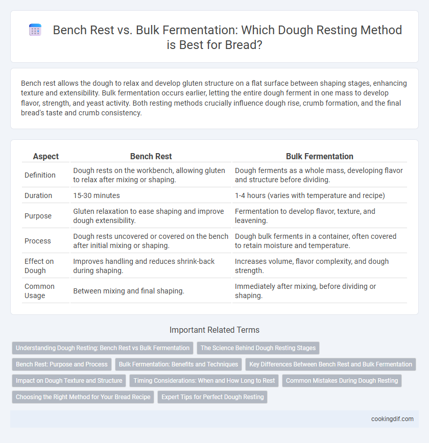 Bench Rest vs. Bulk Fermentation: Which Dough Resting Method is Best for Bread?