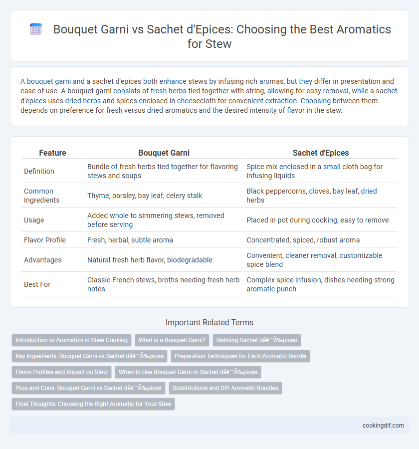 Bouquet Garni vs Sachet d'Epices: Choosing the Best Aromatics for Stew